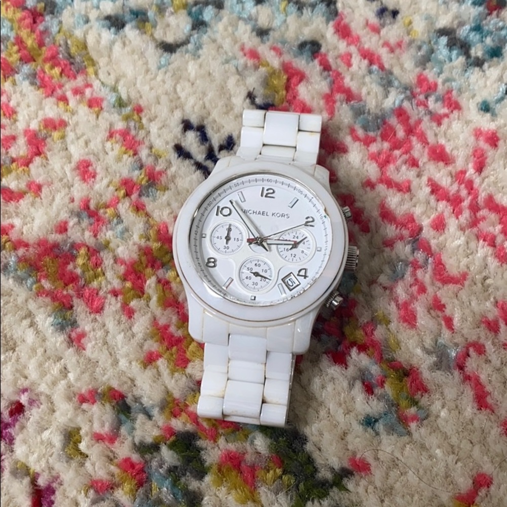 Michael Kors White Ceramic Watch